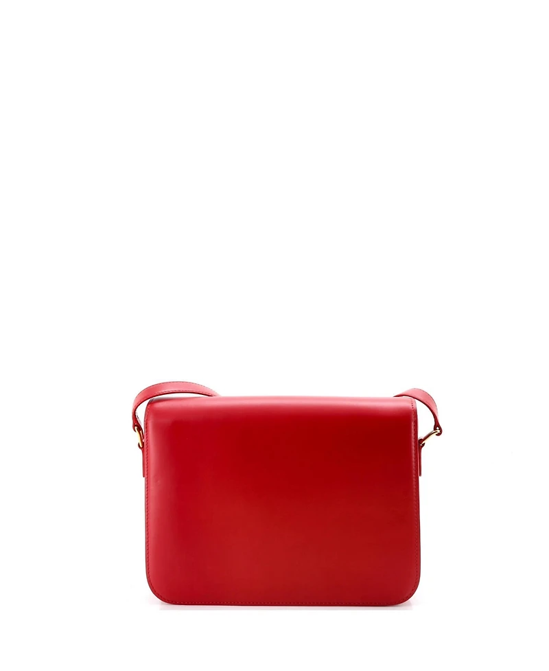 Pre-Owned Celine Large Triomphe Shoulder Bag Smooth Calfskin