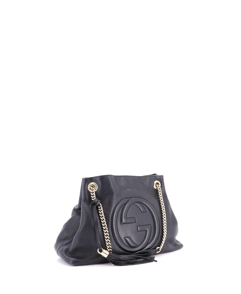 Pre-Owned Gucci Medium Soho Chain Strap Shoulder Bag Leather