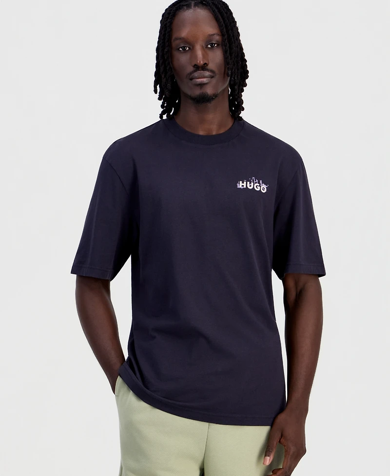 Hugo by Boss Men's Noxwash Graphic Crewneck T-Shirt