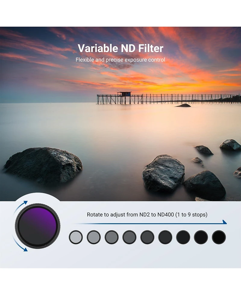Neewer ND2-400 Camera Lens Accessory with Cpl, ND2-400