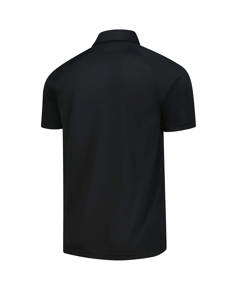 LevelWear Men's Black Pittsburgh Penguins Hockey Fights Cancer Draft Day Mason Polo Shirt