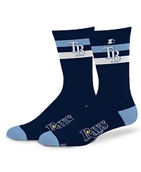 Starter Men's and Women's Tampa Bay Rays Team Color Two-Stripe Crew Socks