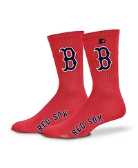 Starter Men's and Women's Red Boston Red Sox Satin Crew Socks