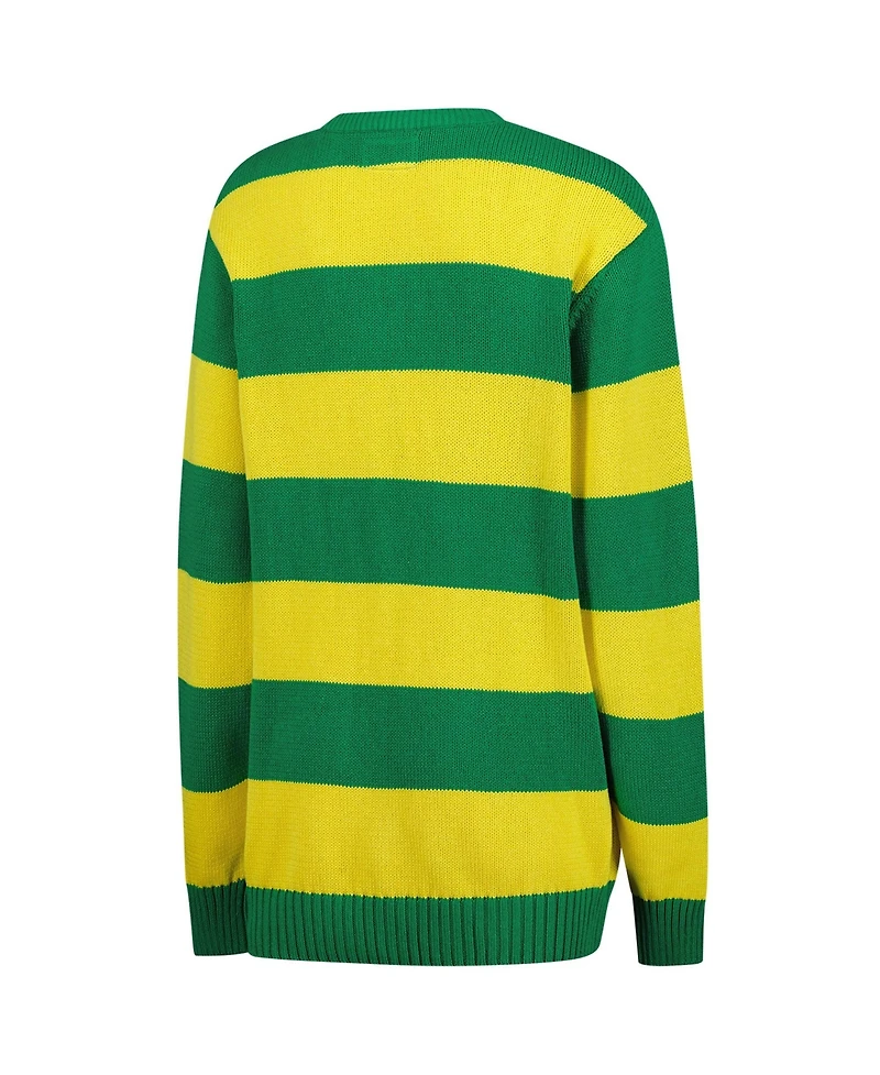 Uscape Apparel Men's and Women's Green Oregon Ducks Renew Knit Stadium Sweater