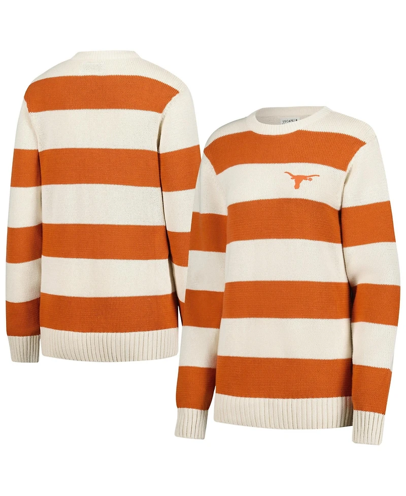Uscape Apparel Men's and Women's Cream Texas Longhorns Renew Knit Stadium Sweater