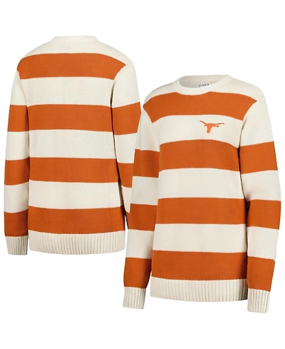 Uscape Apparel Men's and Women's Cream Texas Longhorns Renew Knit Stadium Sweater
