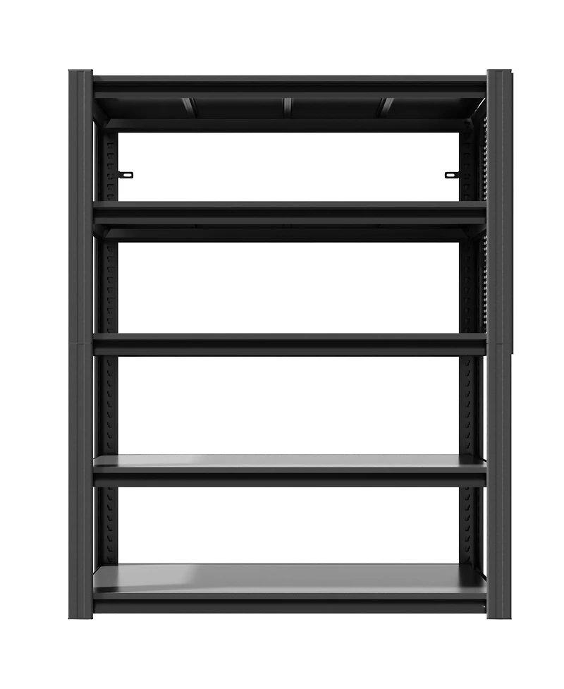 Viyet 5-Tier Metal Shelving with Pegboard