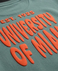 Uscape Apparel Women's Green Miami Hurricanes Cloud Sweatshirt