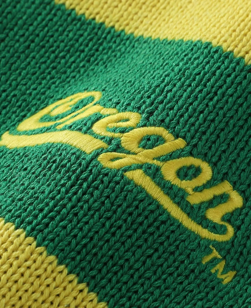 Uscape Apparel Men's and Women's Green Oregon Ducks Renew Knit Stadium Sweater
