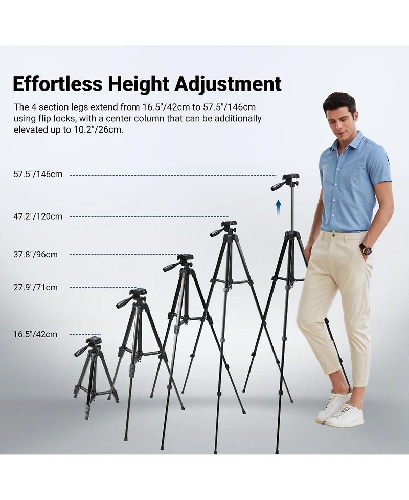 Neewer TP53 Camera Tripod for select iPhone models