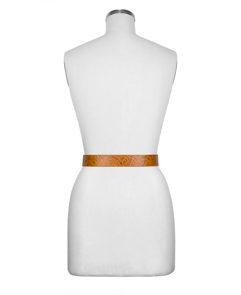 Patricia Nash Vietri Brazilian Supple Tooled Belt