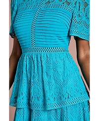 Coast Women's Tiered Lace Midi Dress