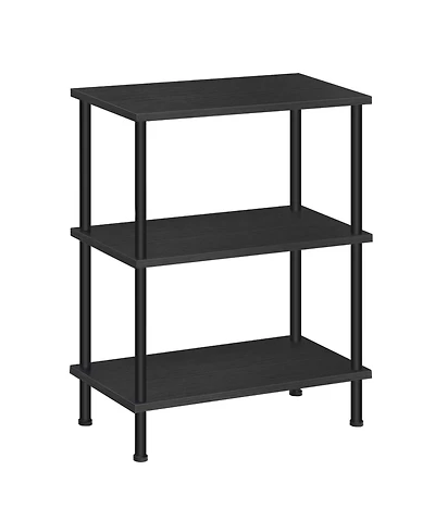 Slickblue Slim 3-Tier End Table with Twist-On Assembly and Multi-Level Storage