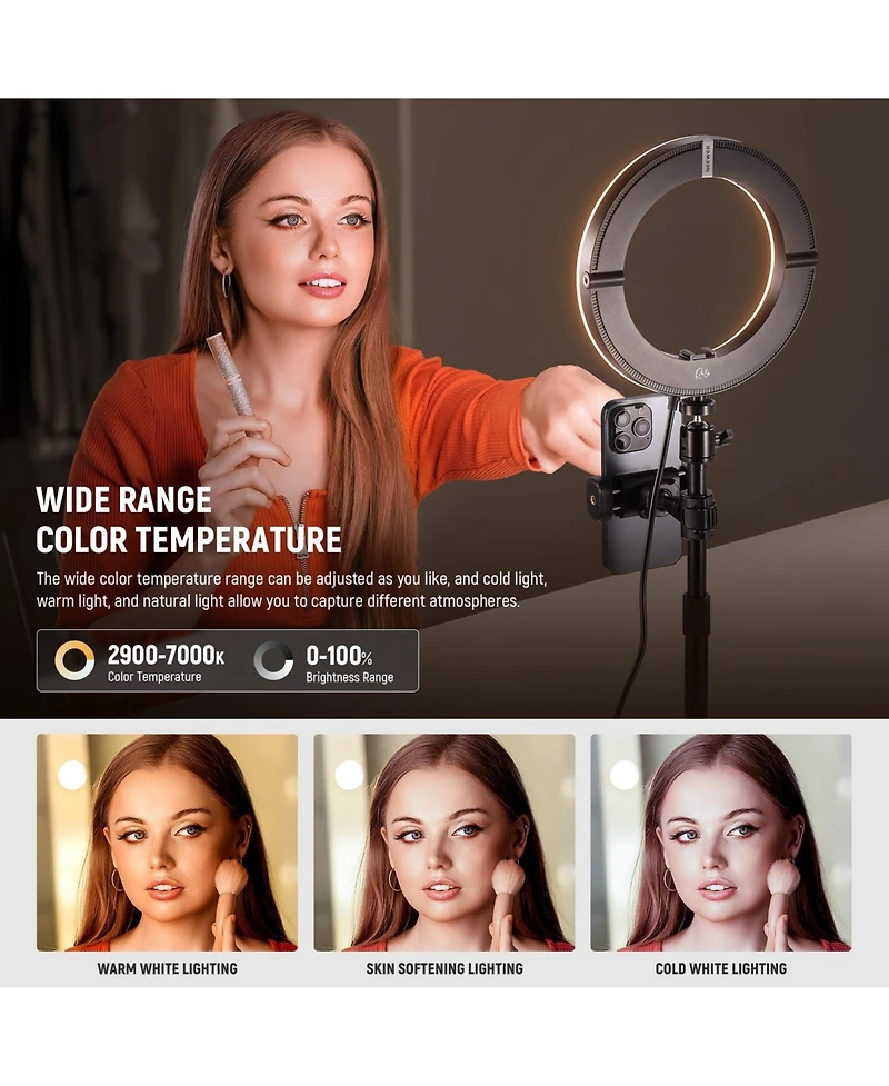 Neewer RH8B Ring Light with 18W for select iPhone models