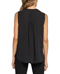 Nydj's Slvlss Pintuck Blouse Top