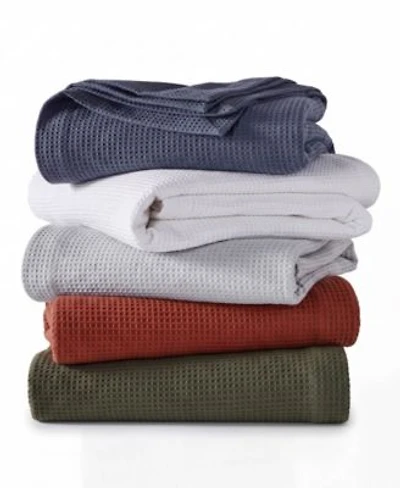 Arch Studio Waffle Cotton Blankets Exclusively At Macys
