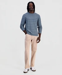 Sun + Stone Men's Acid Stripe Long-Sleeve Sweater, Macy's Exclusive