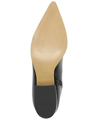 Arezzo Women's Ally Mid Block Pointed Toe Dress Booties