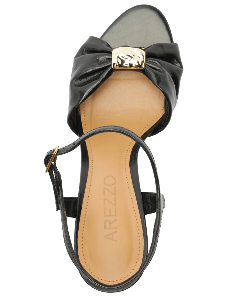 Arezzo Women's Juliette High Block Dress Sandals