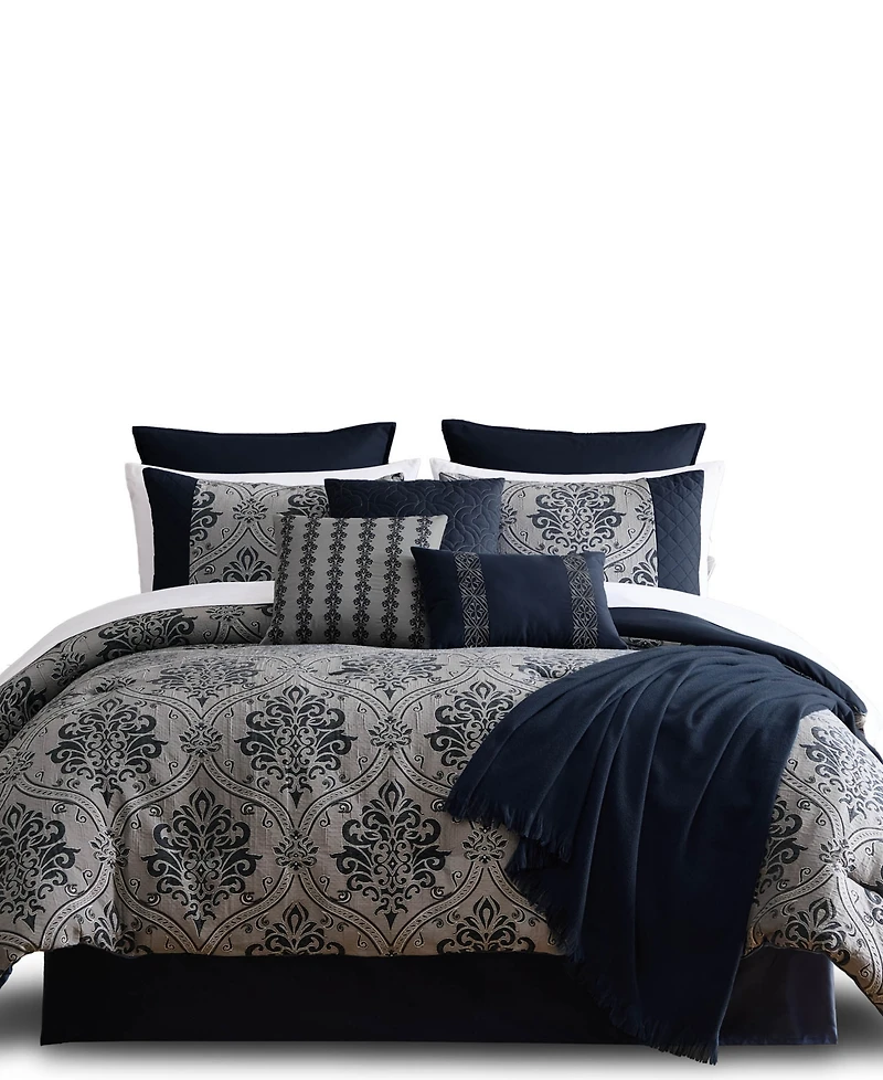 Horwin Damask 14-Piece Comforter Set, King