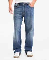 Sun + Stone Men's Hunter Destroy Mid-Rise Baggy Jeans, Macy's Exclusive