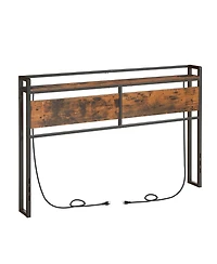 Slickblue Queen Size Headboard with 2 Power Outlets, 4 Usb Ports and Adjustable Height