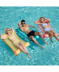 Aofar 3 Pack Inflatable Pool Floats Water Hammock Lounges