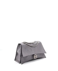 Pre-Owned Balenciaga Medium Crush Chain Flap Bag Leather