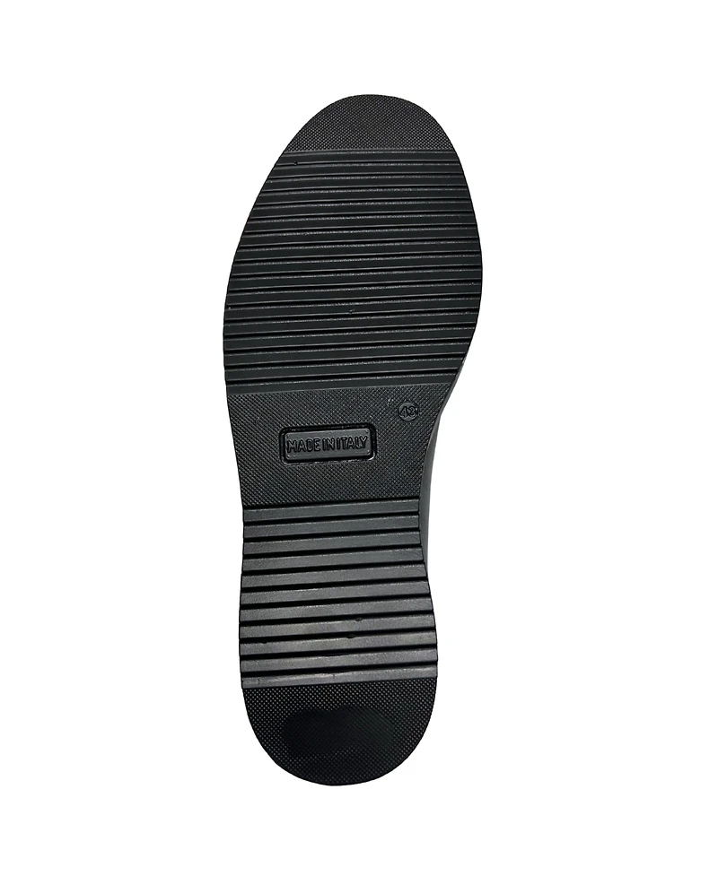 Alpine Swiss Men's Dante Made Italy Low-Top Leather Sneaker