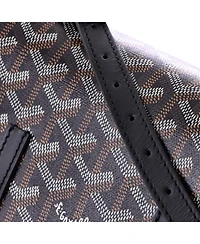 Pre-Owned Goyard Pm Belvedere Messenger Bag Coated Canvas with Leather
