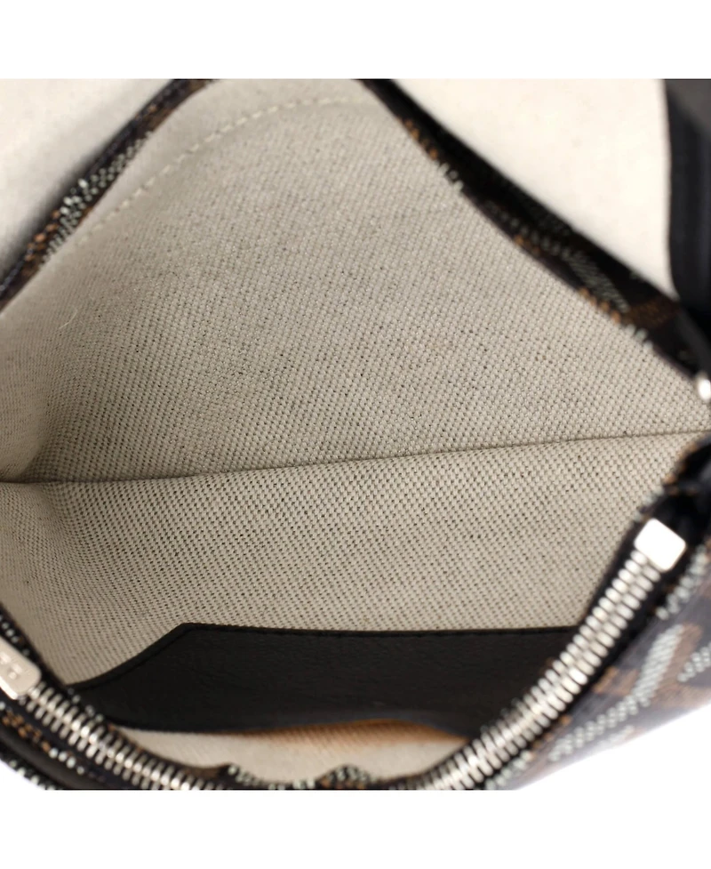 Pre-Owned Goyard Plumet Clutch Wallet Coated Canvas