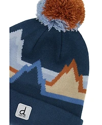 Deux par Deux Little and Big Boy's (5-14) Winter Mountain Jacquard Knit Pompom Hat