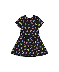 Deux par Toddler Girl 2T-5T Short Sleeve Dress Printed Gummy Bears
