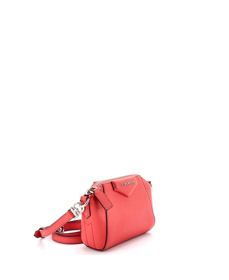 Pre-Owned Givenchy Nano Antigona Crossbody Bag Leather