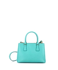 Pre-Owned Prada Galleria Double Zip Tote Saffiano Leather