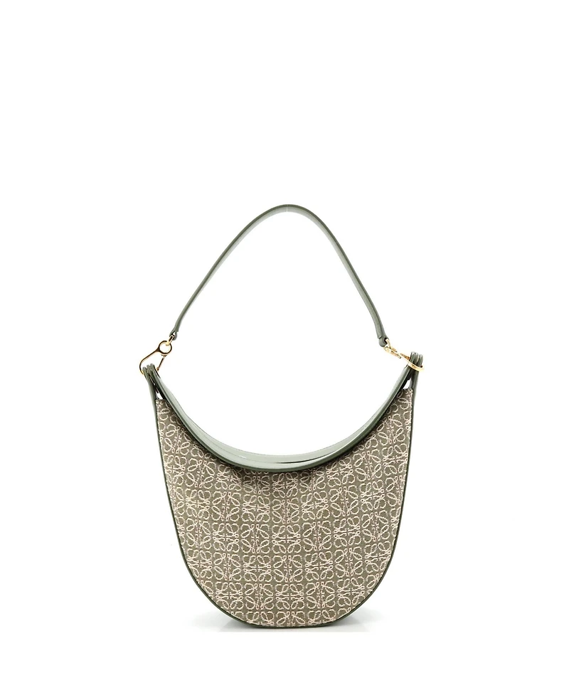 Pre-Owned Loewe Small Luna Hobo Anagram Jacquard