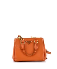 Pre-Owned Prada Mini Double Zip Lux Tote Saffiano Leather