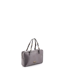 Pre-Owned Prada Triangle Logo Cerniera Top Handle Bag Satin