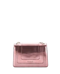 Pre-Owned Bvlgari Medium Serpenti Forever Shoulder Bag Metallic Leather
