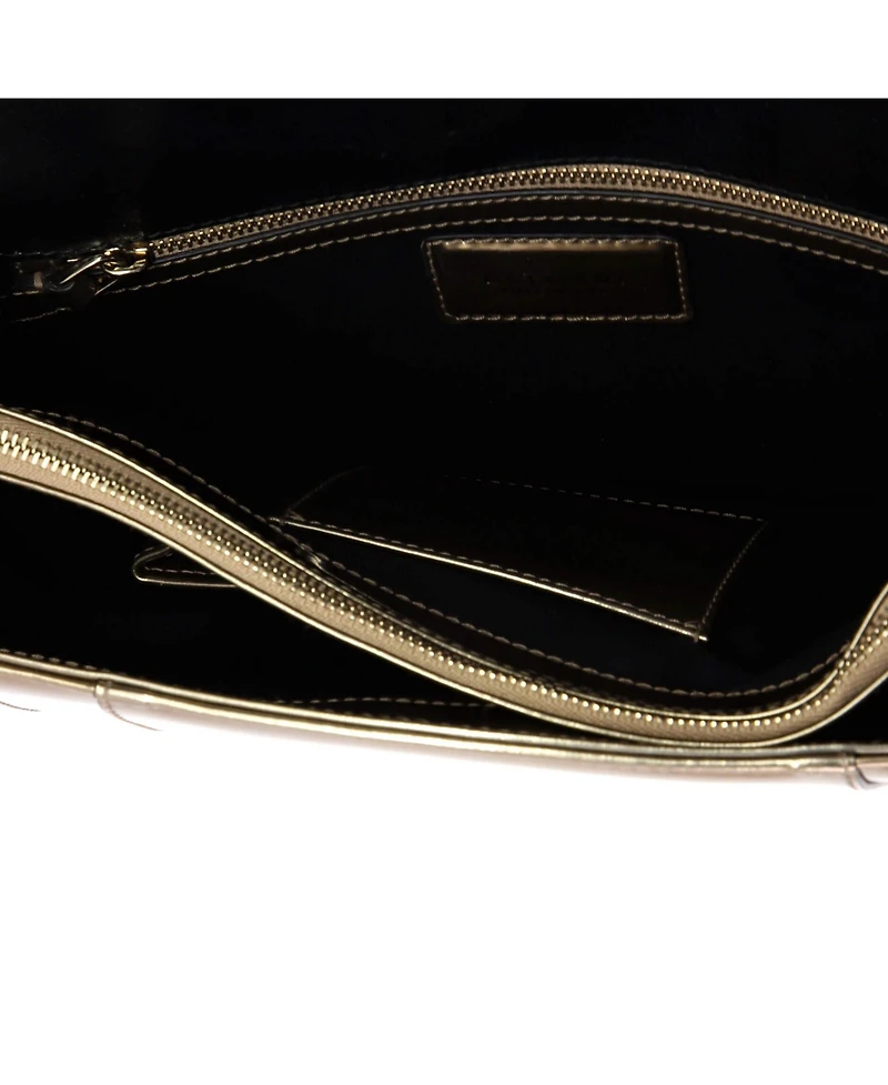 Pre-Owned Bvlgari Medium Serpenti Forever Shoulder Bag Metallic Leather