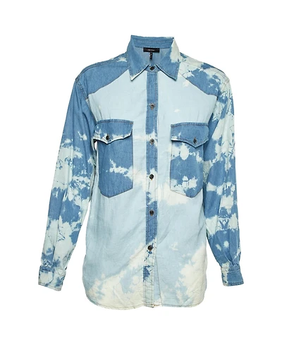 Pre-Owned Isabel Marant Women's Tie-Dye Western Denim Shirt