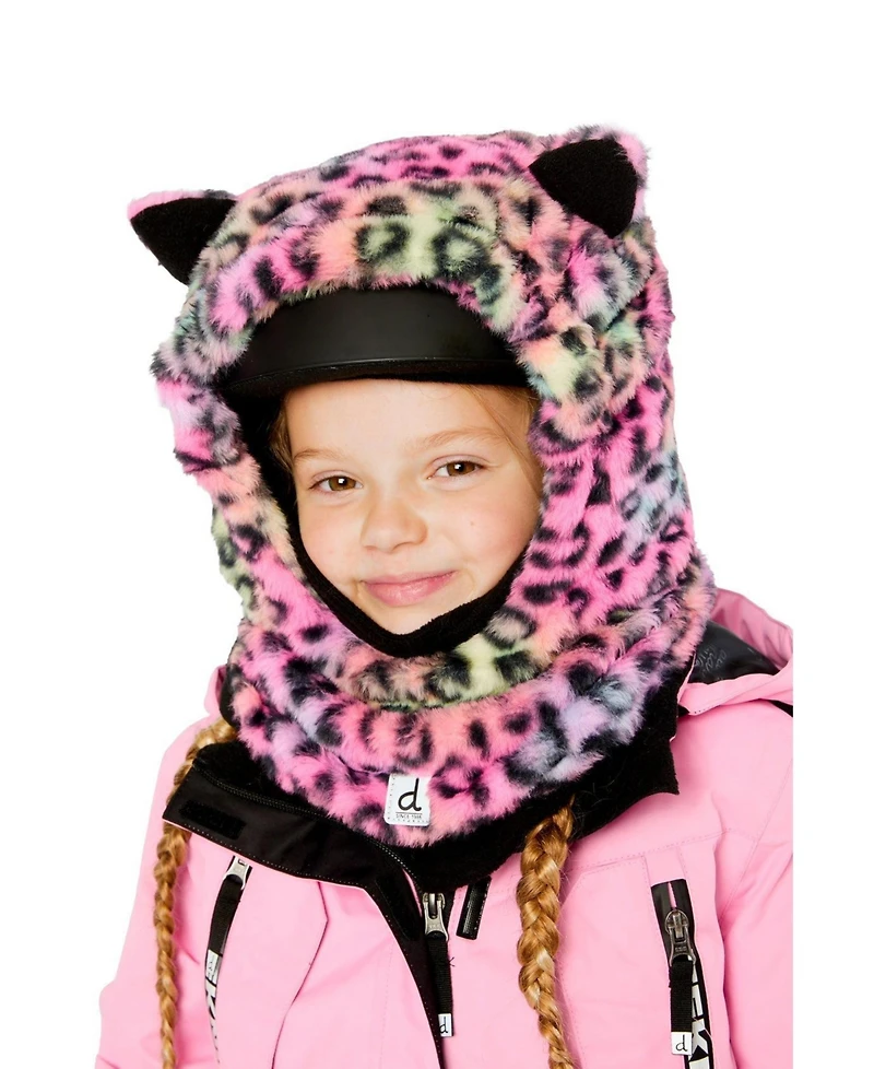 Deux par Deux Toddler Girl (2Y - 4Y) Oversized Polar Balaclava for Ski Helmet Hat