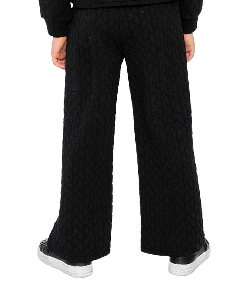 Deux par Toddler Girl 2T-5T Wide Leg Jacquard Pants
