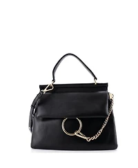 Pre-Owned Chloe Small Faye Top Handle Bag Leather