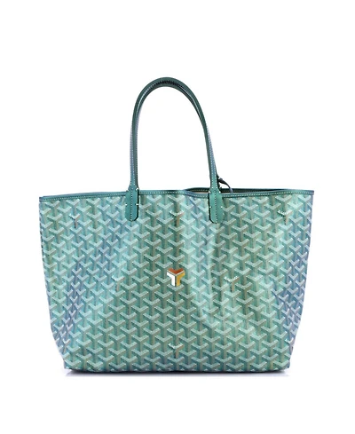 Pre-Owned Goyard Pm Saint Louis Tote Iridescent Coated Canvas
