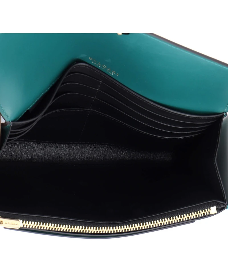 Pre-Owned Bvlgari Serpenti Forever Wallet Leather