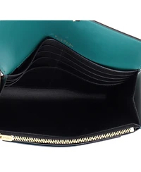 Pre-Owned Bvlgari Serpenti Forever Wallet Leather