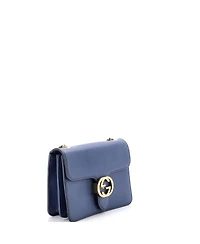 Pre-Owned Gucci Small Interlocking Shoulder Bag Leather