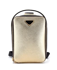 Pre-Owned Prada Brique Top Handle Sling Bag Saffiano Leather