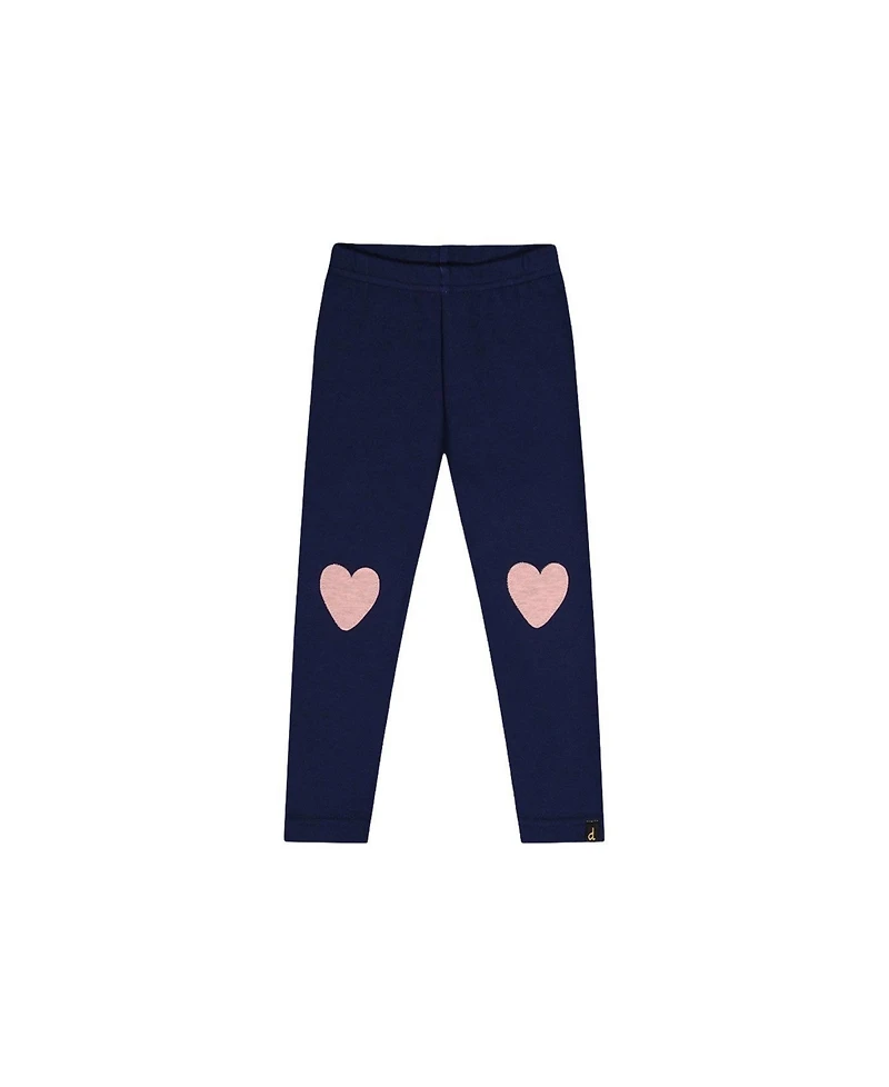 Deux par Deux Little and Big Girl(6-8) Leggings Royal